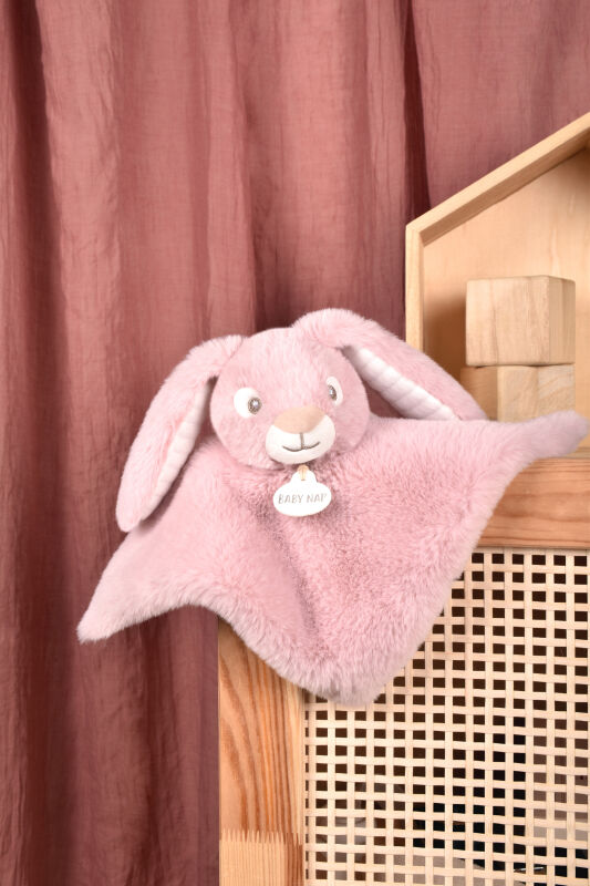  - malow lapin - plat rose 22 cm 